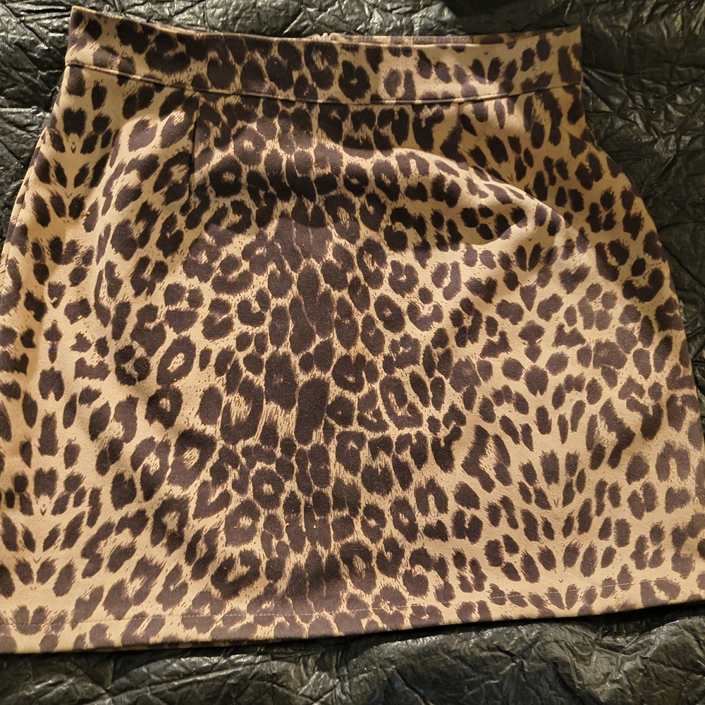 Leopard Print Women's Skirt